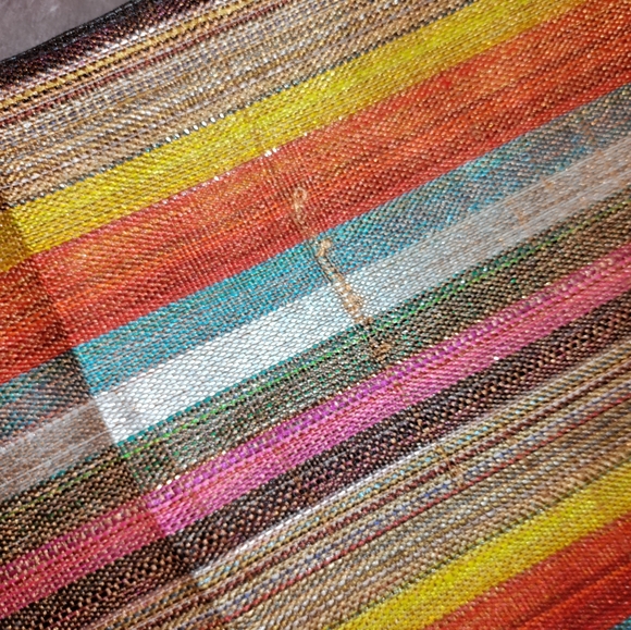 Multicolor Striped Scarf Shawl - Picture 3 of 6